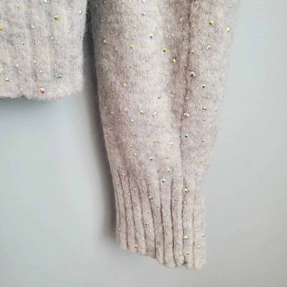 J.CREW Gemstone Sweater in Supersoft Yarn Size Medium Wool Blend